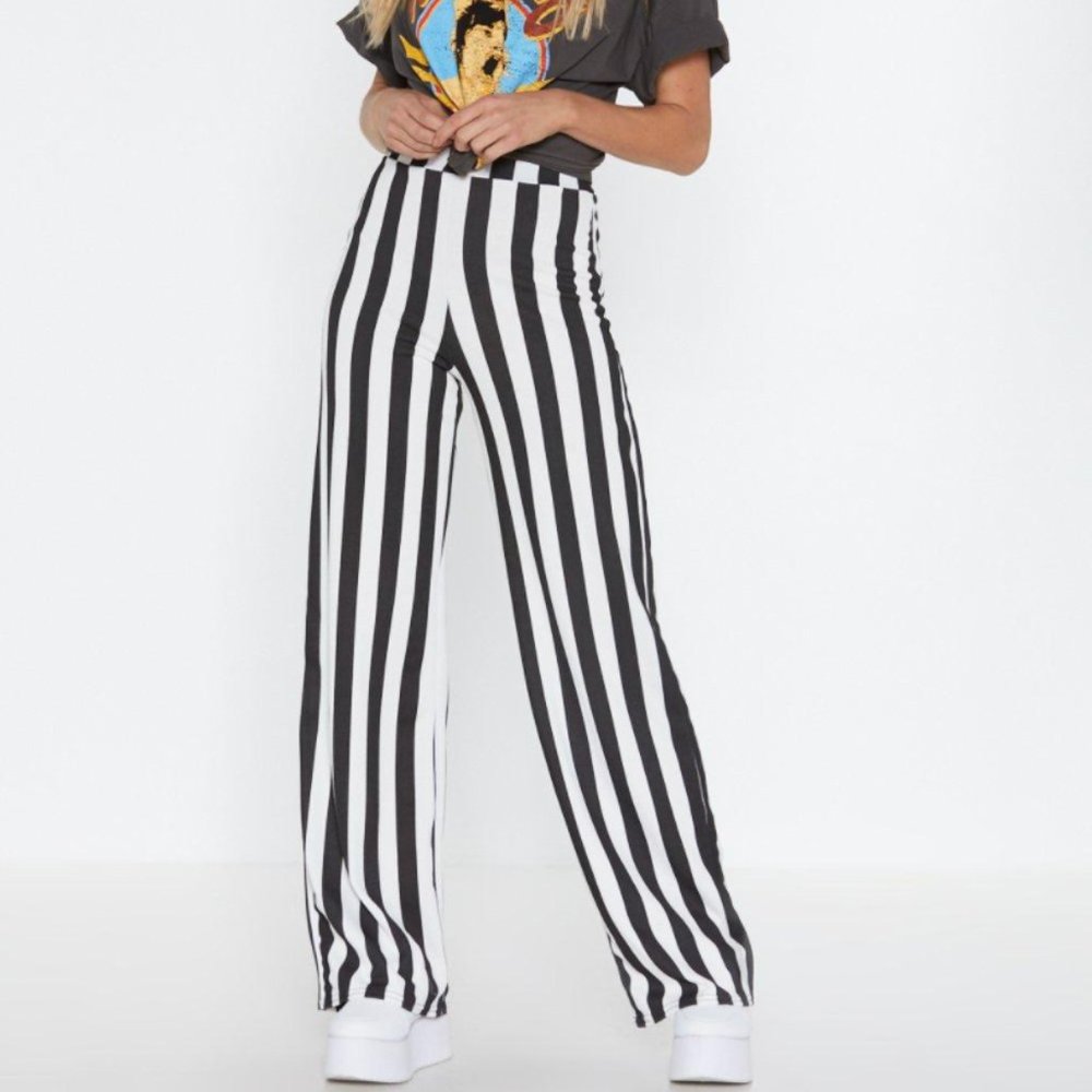 Stripe Tease Oversized Pants